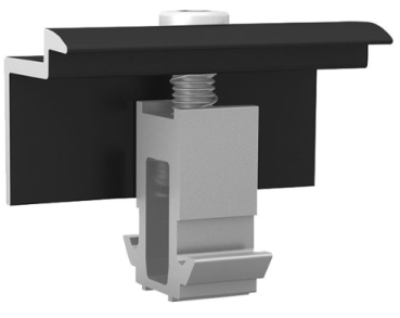 K2 Systems DomeClamp Endklemme 30-50 mm, schwarz eloxiert