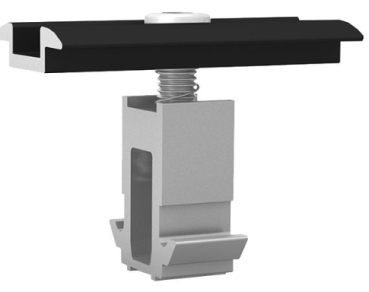K2 Systems DomeClamp Mittelklemme 30-50 mm, schwarz eloxiert