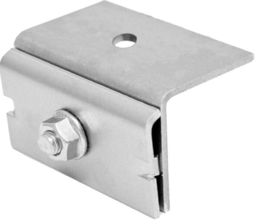 K2 Systems SolidRail Doppelstehfalzklemme